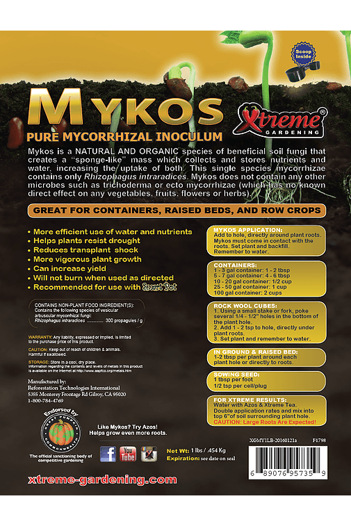 Xtreme Gardening - MYKOS for Soil - Mandala Seeds Shop Xtreme Gardening